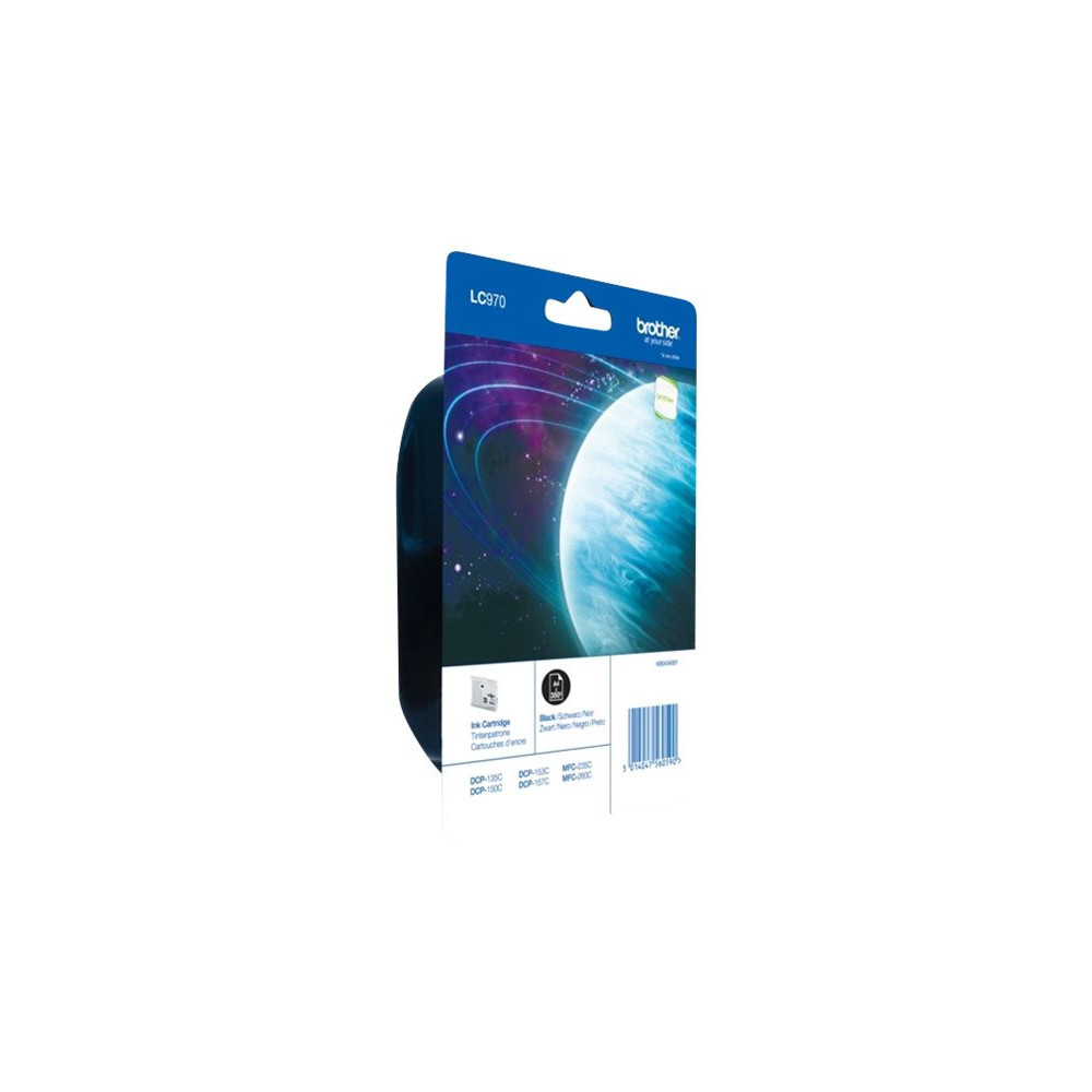 BROTHER LC-970 cartouche d encre noir capacité standard 350 pages pack de 1