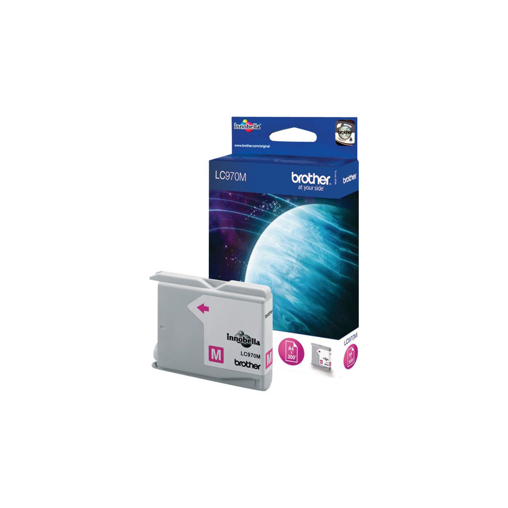 BROTHER LC-970 cartouche d encre magenta capacité standard 300 pages pack de 1