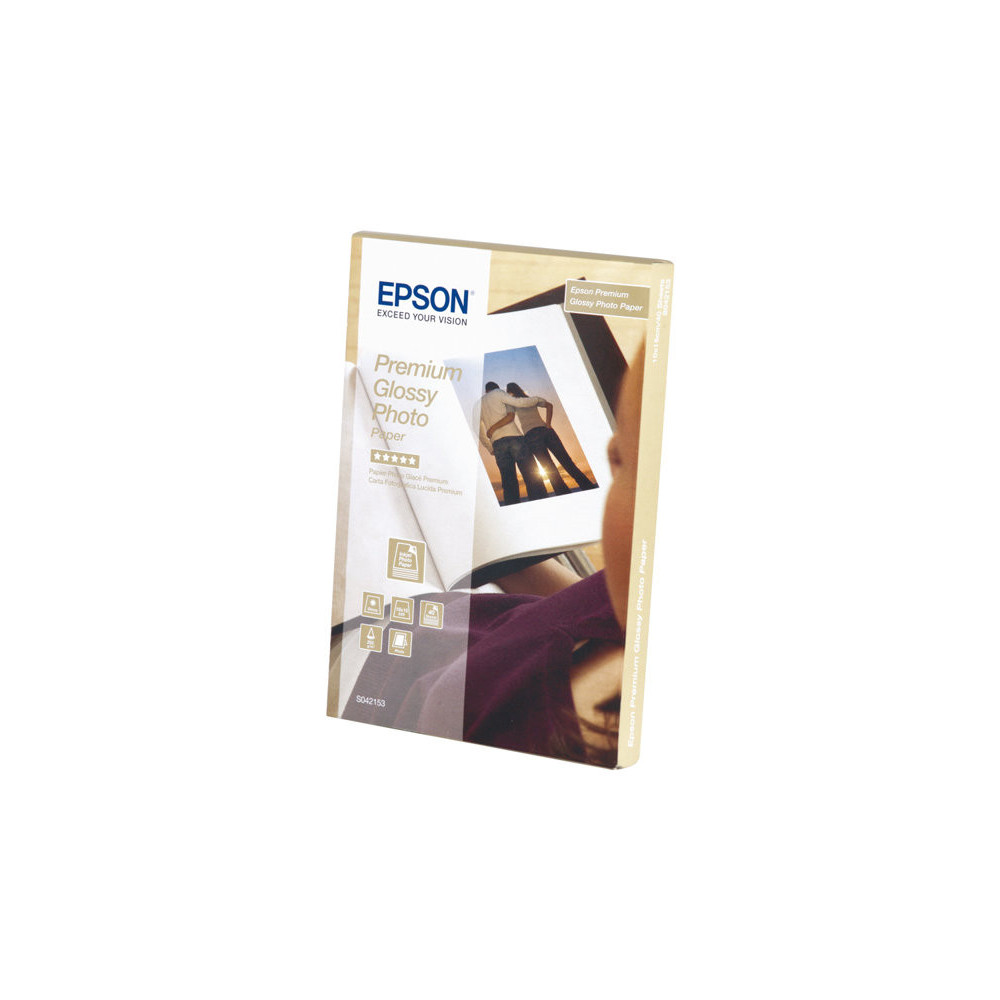EPSON PREMIUM brillant photo  papier inkjet 255g/m2 100x150mm 40 feuilles pack de 1