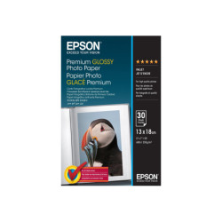 EPSON S042154 Premium brillant photo  papier inkjet 255g/m2 130x180mm 30 feuilles pack de 1