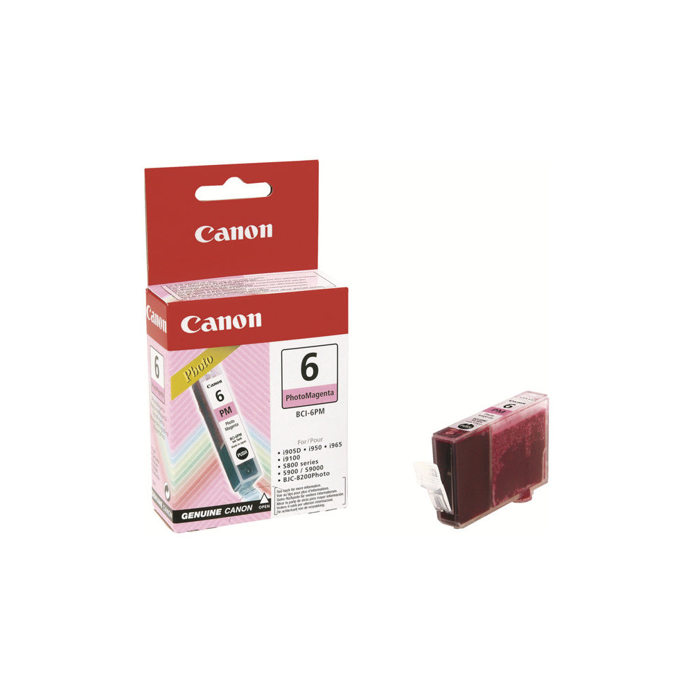CANON BCI-6PM cartouche d encre photo magenta capacité standard 13ml pack de 1