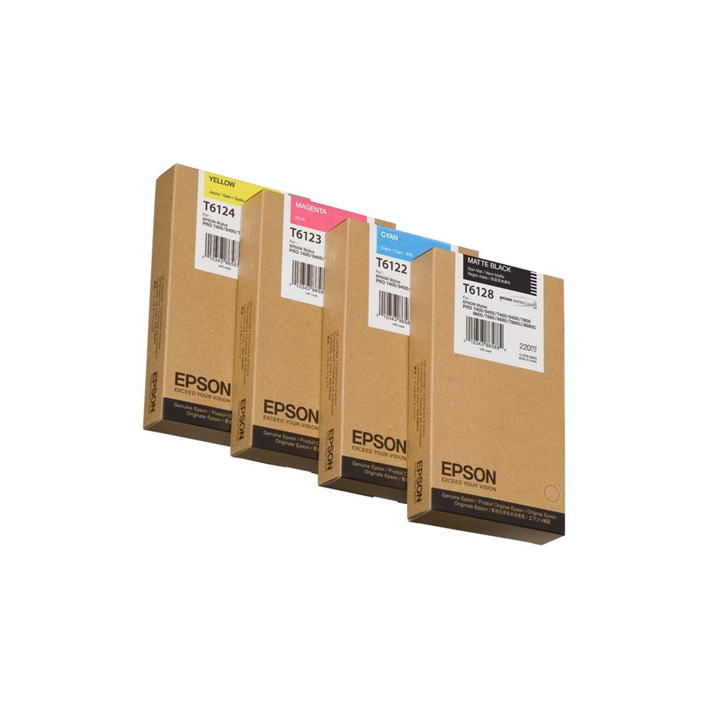 EPSON T6122 cartouche dencre cyan capacité standard 220ml pack de 1