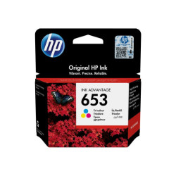 HP 653 Tri-color Original Ink Advantage Cartridge