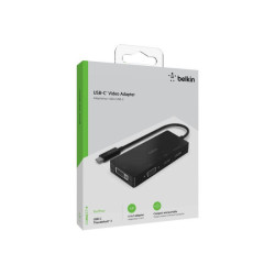 BELKIN Adaptateur USB-C vers HDMI DP DVI ou VGA