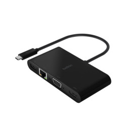 BELKIN Adaptateur Hub USB-C HDMI VGA RJ45 100w PD