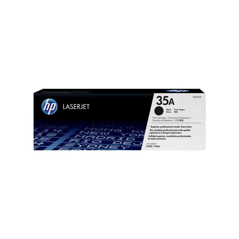 HP 35A original LaserJet Toner cartridge CB435A black standard capacity 1.500 pages 1-pack