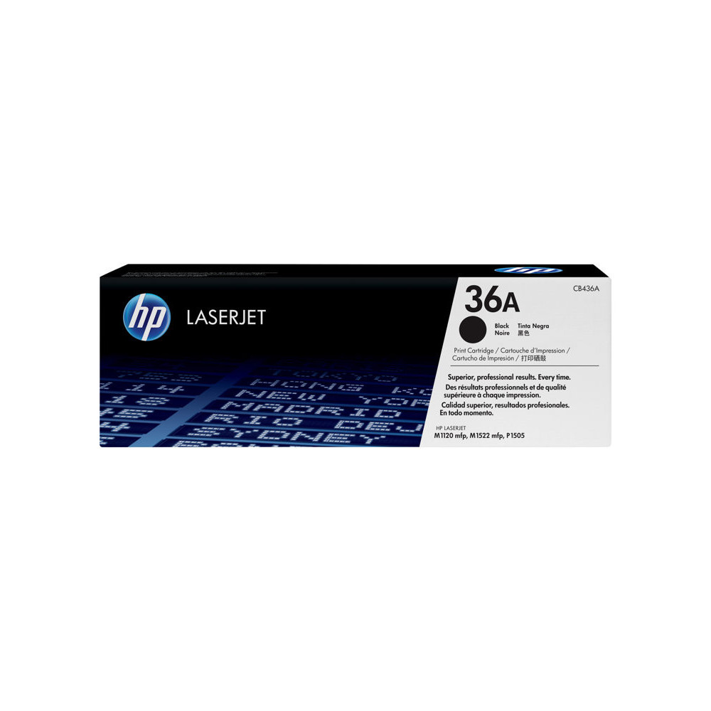 HP 36A original LaserJet Toner cartridge CB436A black standard capacity 2.000 pages 1-pack