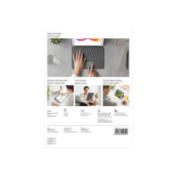 LOGITECH Combo Touch for iPad 7th & 8th generation - Graphite - Fra