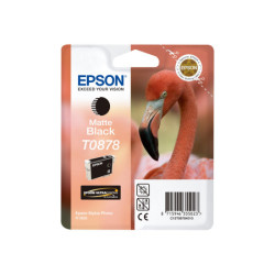 EPSON T0878 cartouche d encre noir mat capacité standard 11.4ml 1-pack blister sans alarme
