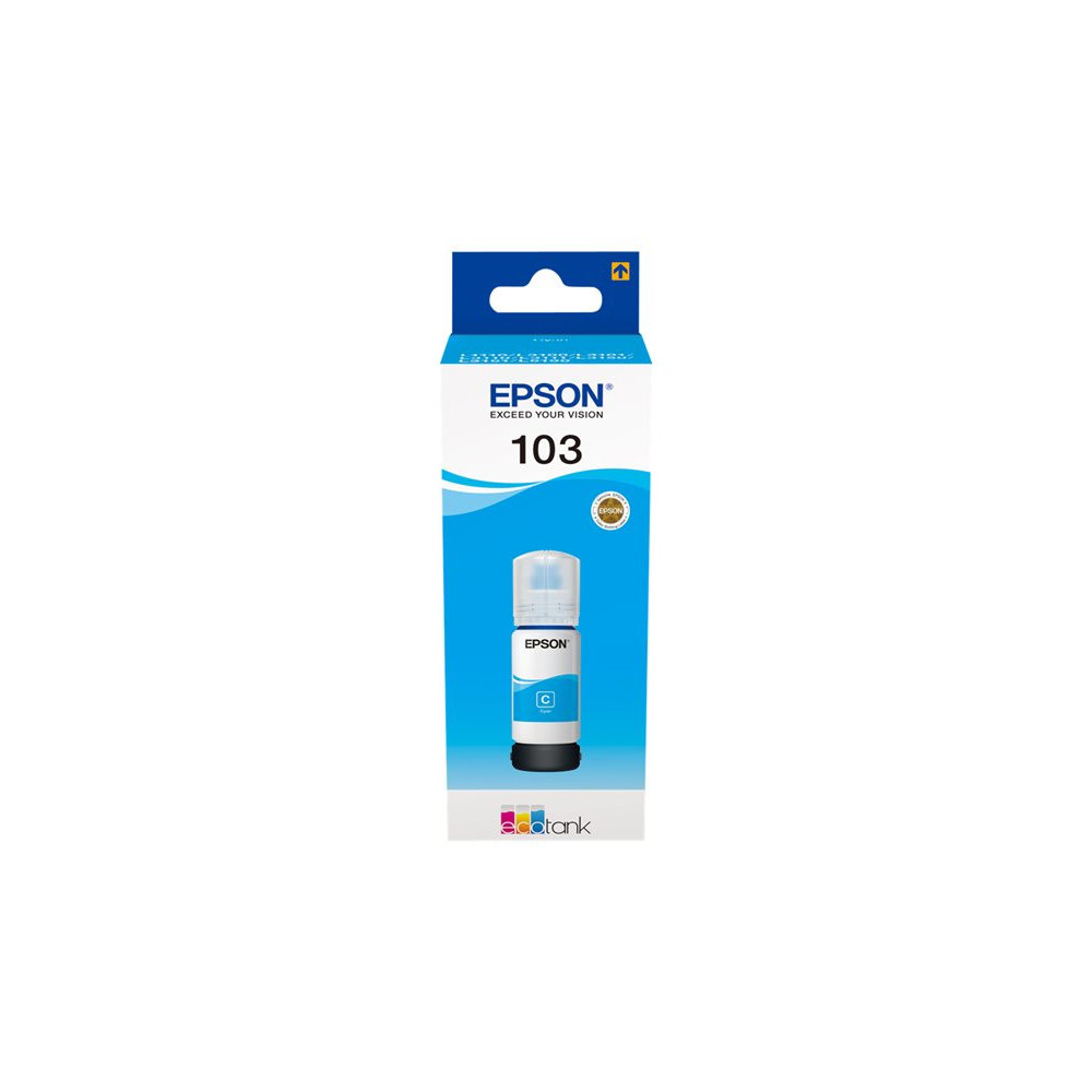 EPSON 4LB 103 EcoTank Cyan ink bottle local redeal.fr