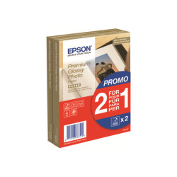 EPSON PREMIUM brillant photo  papier inkjet 255g/m2 100x150mm 2x40 feuilles pack de 1 BOGOF