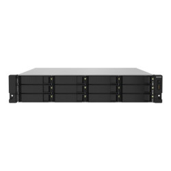 QNAP TS-1232PXU-RP-4G 12-Bay rackmount NAS AL324 4Go DDR4 UDIMM RAM SATA 6Gb/s 2x 10GbE SFP+ 2x 2.5GbE 1x PCIe Gen2 x2 slot 250W