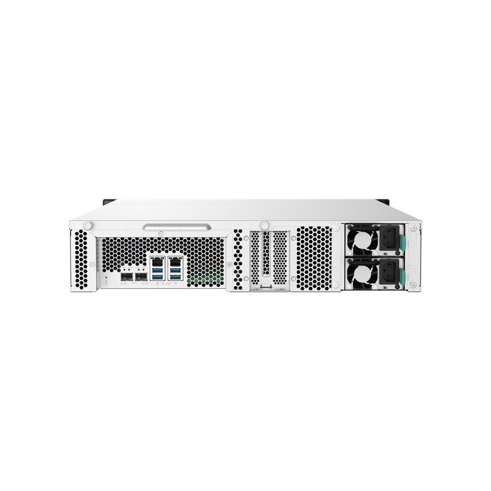 QNAP TS-832PXU-RP-4G 8-Bay rackmount NAS AL324 4Go DDR4 UDIMM RAM SATA 6Gb/s 2x 10GbE SFP+ 2x 2.5GbE 1x PCIe Gen2 x2 slot 250W