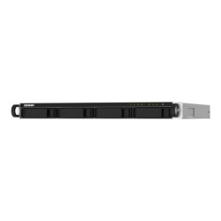 QNAP TS-432PXU-RP-2G 4-Bay rackmount NAS AL324 2Go DDR4 UDIMM RAM SATA 6Gb/s 2x 10GbE SFP+ 2x 2.5GbE 1x PCIe Gen2 x2 slot 250W