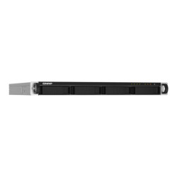 QNAP TS-432PXU-RP-2G 4-Bay rackmount NAS AL324 2Go DDR4 UDIMM RAM SATA 6Gb/s 2x 10GbE SFP+ 2x 2.5GbE 1x PCIe Gen2 x2 slot 250W
