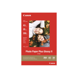 CANON PP-201 plus photo  papier 260g/m2 A3 20 feuilles pack de 1