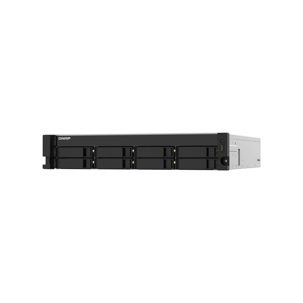QNAP TS-832PXU-4G 8-Bay AL324 quad-core 1.7GHz rackmount NAS with 250W PSU 4Go DDR4 UDIMM RAM SATA 6Gb/s