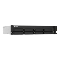 QNAP TS-832PXU-4G 8-Bay AL324 quad-core 1.7GHz rackmount NAS with 250W PSU 4Go DDR4 UDIMM RAM SATA 6Gb/s