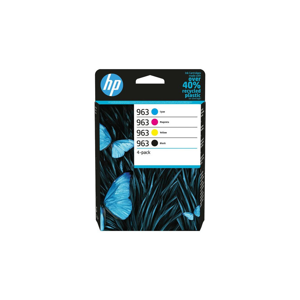 HP 963 CMYK Original Ink Cartridge 4-Pack