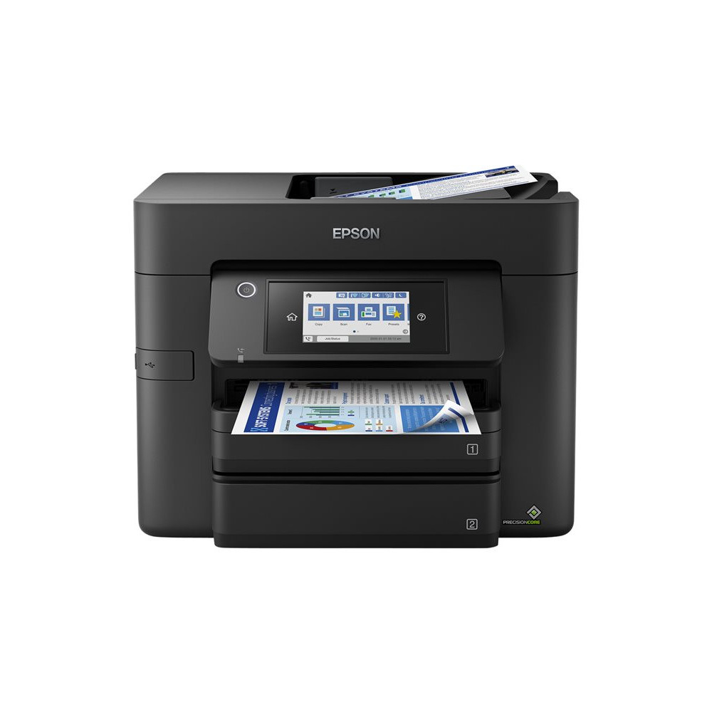EPSON WorkForce Pro WF-4830DTWF MFP colour ink-jet A4 25ppm print 500 sheets USB 2.0 LAN Wi-Fi USB host NFC redeal.fr