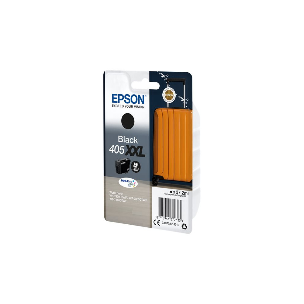 EPSON 4LB Singlepack Black 405XXL DURABrite Ultra Ink