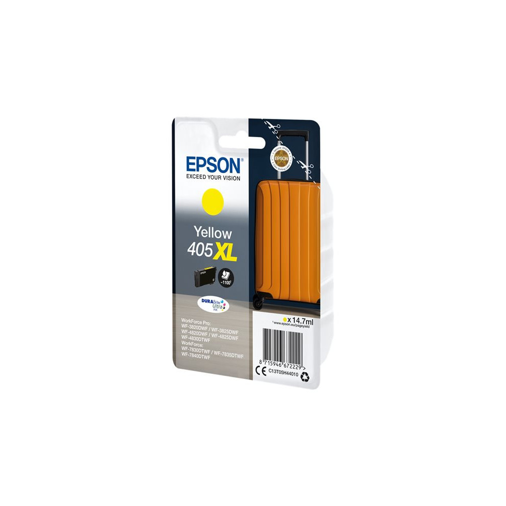 EPSON 6LB Singlepack Yellow 405XL DURABrite Ultra Ink