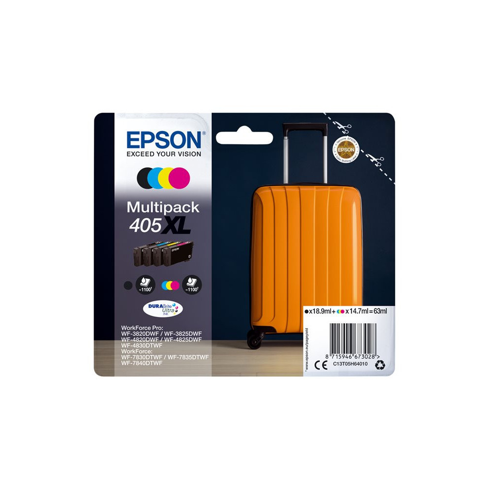 EPSON 2LB Multipack 4-colours 405XL DURABrite Ultra Ink w/s redeal.fr
