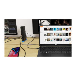 I-TEC USB 3.0/USB-C Dual HDMI Docking Station 2xHDMI 1xGLAN 2xUSB 3.0 4xUSB 2.0 1xAudio 1xMic