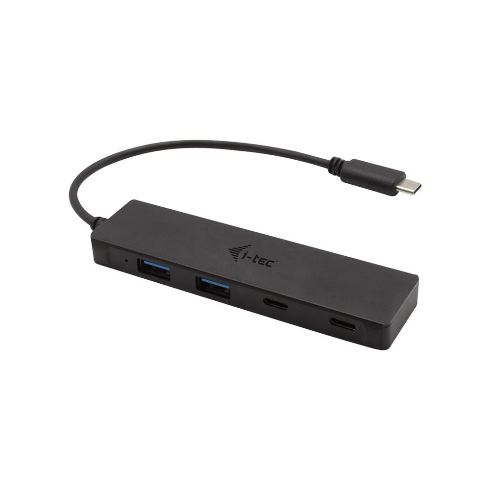 I-TEC USB-C Metal HUB 2xUSB 3.0 2xUSB-C 5Gbps without power adapter ideal for Notebook Ultrabook Tablet PC