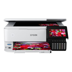 EPSON EcoTank ET-8500 MFP colour ink-jet refillable A4 16ppm print USB LAN USB host Wi-Fi white