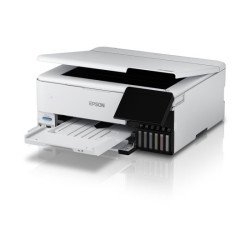 EPSON EcoTank ET-8500 MFP colour ink-jet refillable A4 16ppm print USB LAN USB host Wi-Fi white