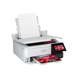 EPSON EcoTank ET-8500 MFP colour ink-jet refillable A4 16ppm print USB LAN USB host Wi-Fi white