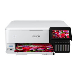 EPSON EcoTank ET-8500 MFP colour ink-jet refillable A4 16ppm print USB LAN USB host Wi-Fi white