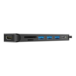 SILICON POWER Boost SU20 Docking station 7in1 USB USB-C HDMI SD card