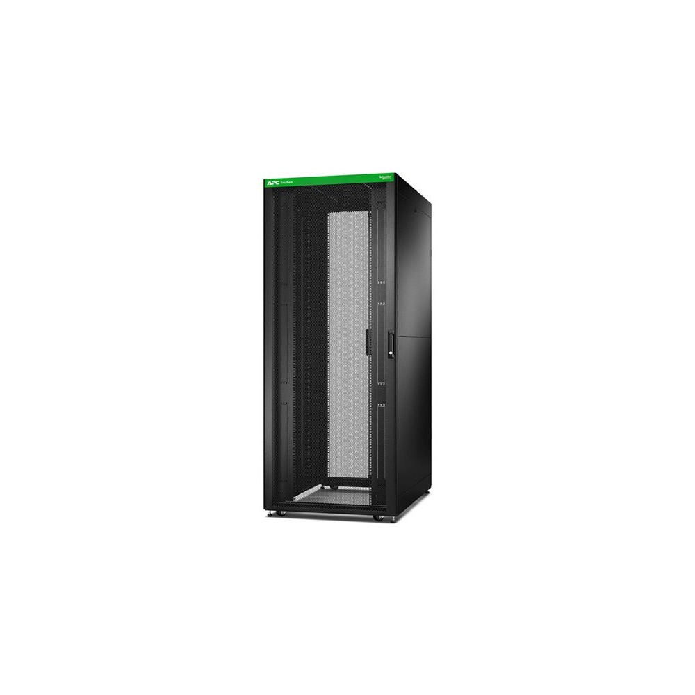 APC Easy Rack 42Ux800x1200 Roof/Side panel/castors/feet No Bottom 4Brackets black