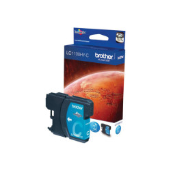 BROTHER LC-1100 cartouche d encre cyan haute capacité 16ml 750 pages pack de 1