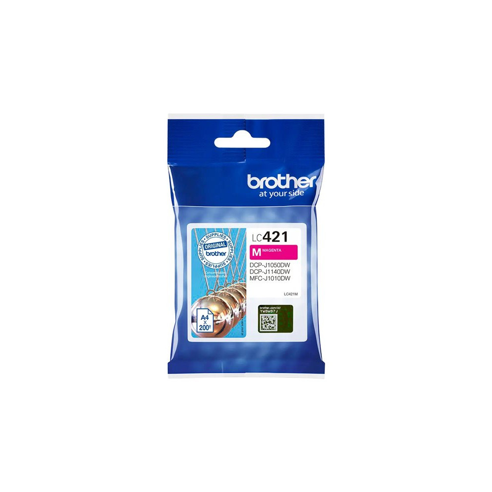 BROTHER 200-page standard capacity Magenta ink cartridge for DCP-J1050DW MFC-J1010DW and DCP-J1140DW