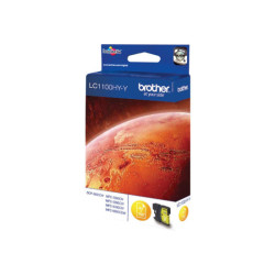 BROTHER LC-1100 cartouche d encre jaune haute capacité 16ml 750 pages pack de 1