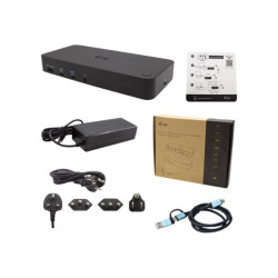 I-TEC USB 3.0/USB-C/Thunderbolt 3x 4K Docking Station 3xHDMI 2xDP GLAN 2xUSB-C 2xUSB 3.0 3.5mm Combo Audio/Mic PD 100W