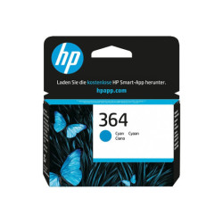 HP 364 original Ink cartridge CB318EE BA1 cyan standard capacity 3ml 300 pages 1-pack with Vivera Ink cartridge