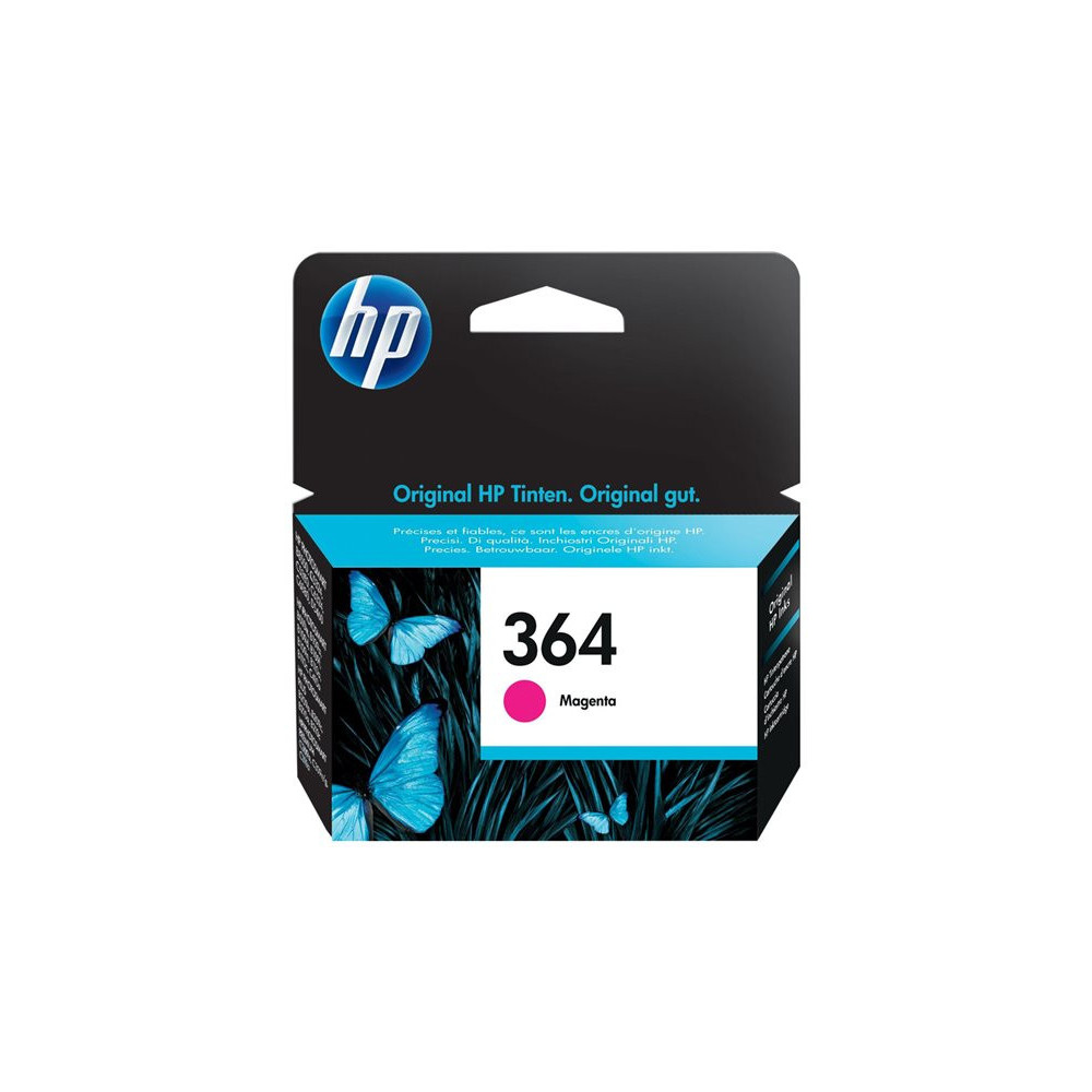 HP 364 original Ink cartridge CB319EE BA1 magenta standard capacity 3ml 300 pages 1-pack with Vivera Ink cartridge