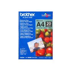 BROTHER brillant photo  papier blanc 260g/m2 A4 20 feuilles pack de 1