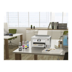 EPSON EcoTank ET-2856 MFP colour ink-jet refillable A4 10.5ppm print 100 sheets USB Wi-Fi white