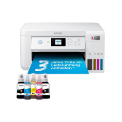 EPSON EcoTank ET-2856 MFP colour ink-jet refillable A4 10.5ppm print 100 sheets USB Wi-Fi white