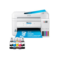 EPSON EcoTank ET-4856 MFP colour ink-jet refillable A4 15.5ppm print 250 sheets USB LAN Wi-Fi white