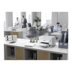 EPSON EcoTank ET-4856 MFP colour ink-jet refillable A4 15.5ppm print 250 sheets USB LAN Wi-Fi white