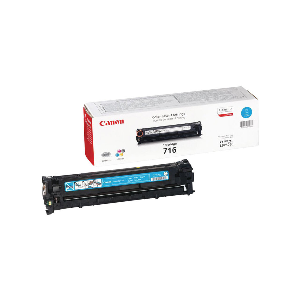 CANON 716 cartouche de toner cyan capacite standard 1.500 pages pack de 1