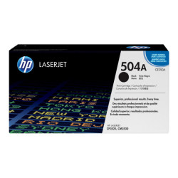 HP 504A original Colour LaserJet Toner cartridge CE250A black standard capacity 5.000 pages 1-pack ColorSphere