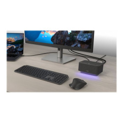 LOGITECH Dock for Teams Docking station USB-C HDMI DP Bluetooth for Room Solution Large
