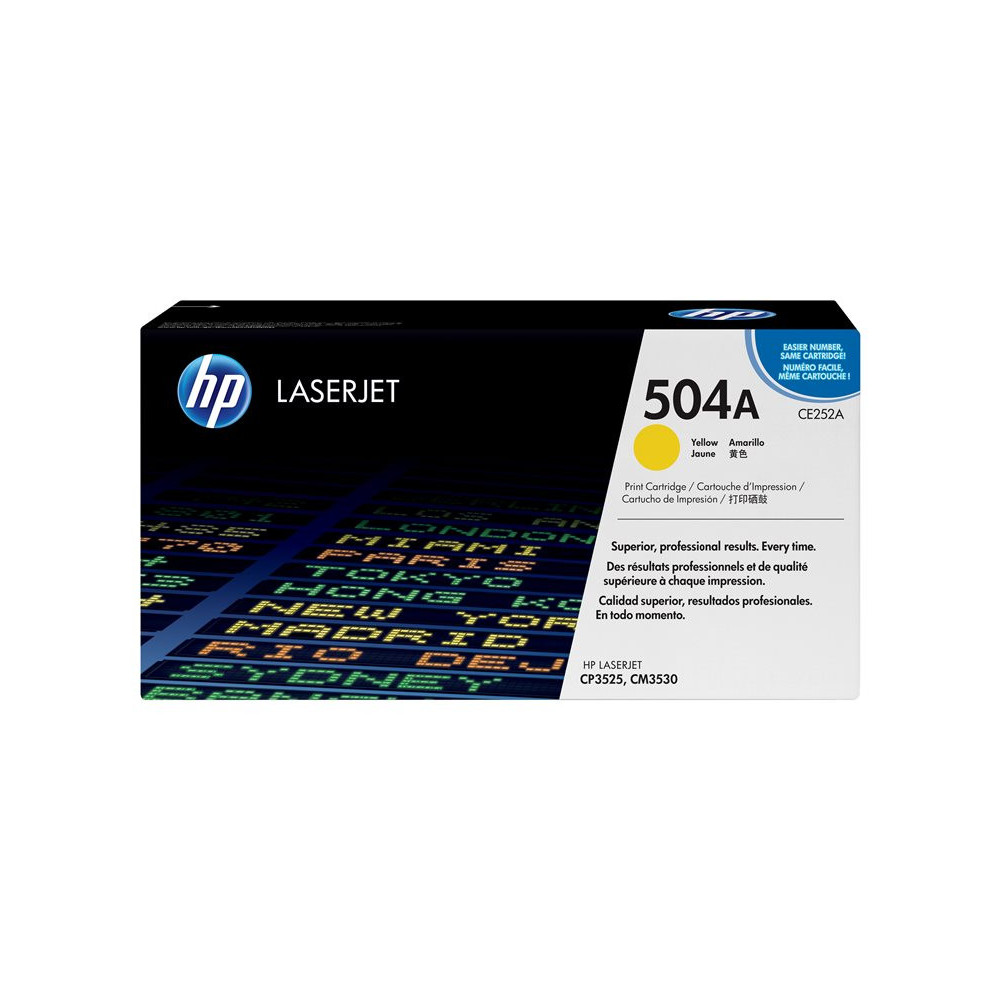 HP 504A original Colour LaserJet Toner cartridge CE252A yellow standard capacity 7.000 pages 1-pack ColorSphere